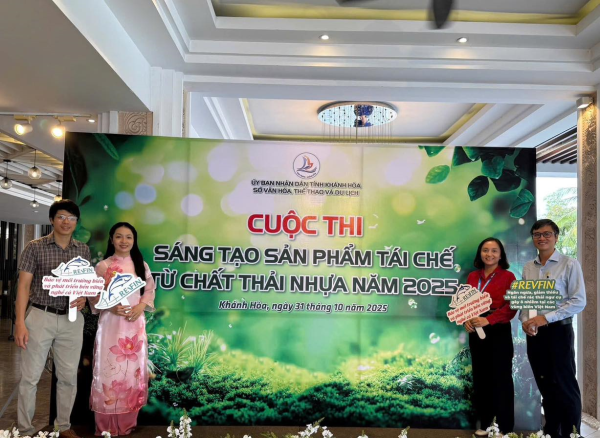 Giải nhì cuộc thi Sáng tạo sản phẩm tái chế từ chất thải nhựa năm 2025