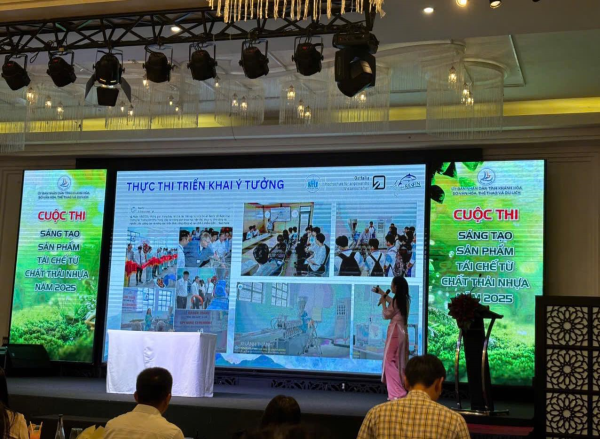 Giải nhì cuộc thi Sáng tạo sản phẩm tái chế từ chất thải nhựa năm 2025