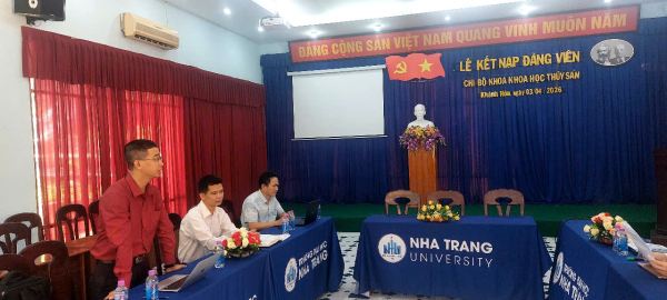 Lễ kết nạp Đảng viên mới cho đồng chí Võ Mạnh Thế