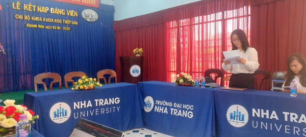 Lễ kết nạp Đảng viên mới cho đồng chí Võ Mạnh Thế