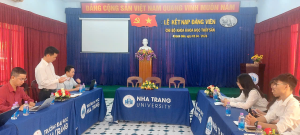 Lễ kết nạp Đảng viên mới cho đồng chí Võ Mạnh Thế