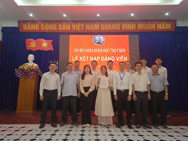 Lễ kết nạp Đảng viên mới cho đồng chí Nguyễn Thị Bảo Trâm