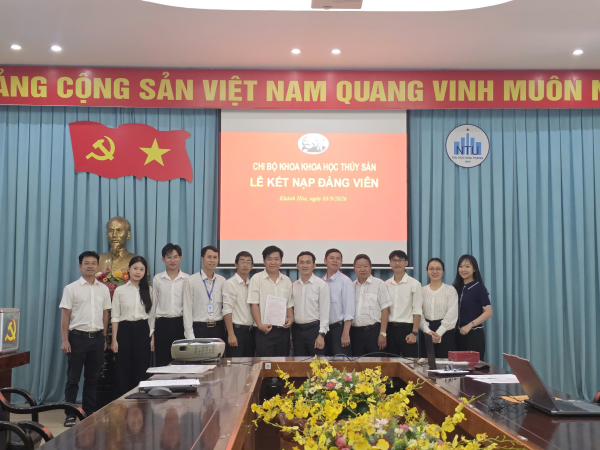 Lễ kết nạp Đảng viên mới cho đồng chí Hà Huỳnh Phương Duy – 65.KTTS