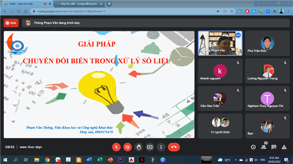 Hội thảo Khoa học cấp Viện: "Ảnh hưởng biến đổi khí hậu đến nghề cá".