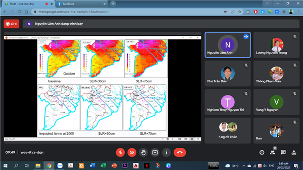 Hội thảo Khoa học cấp Viện: "Ảnh hưởng biến đổi khí hậu đến nghề cá".