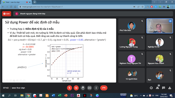 Hội thảo Khoa học cấp Viện: "Ảnh hưởng biến đổi khí hậu đến nghề cá".