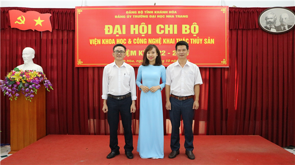 Tổ chức thành công Đại hội Chi bộ viện Khoa học và công nghệ Khai thác thủy sản nhiệm kỳ 2022-2025.