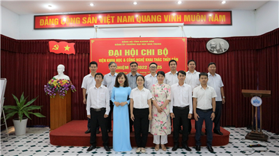 Tổ chức thành công Đại hội Chi bộ viện Khoa học và công nghệ Khai thác thủy sản nhiệm kỳ 2022-2025.