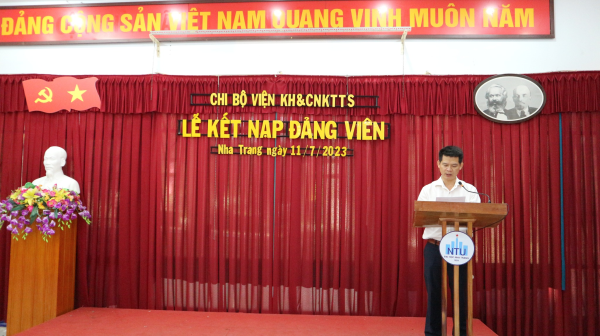 |11-07-2023| LỄ KẾT NẠP ĐẢNG VIÊN
