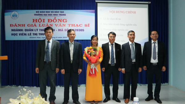 HỘI ĐỒNG ĐÁNH GIÁ LUẬN VĂN THẠC SĨ ĐỢT 2 - 2023