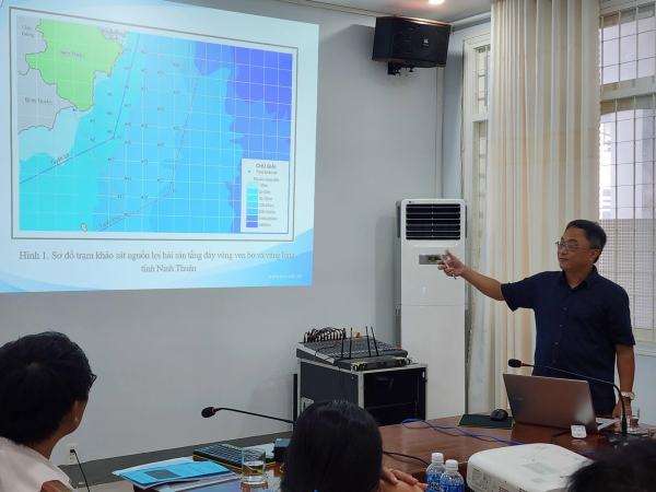 Hội thảo Khoa học cấp Tỉnh: Lấy ý kiến về hạn ngạch khai thác trong vùng biển tỉnh Ninh Thuận quản lý