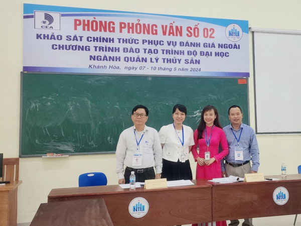ĐÁNH GIÁ NGOÀI CTĐT NGÀNH QUẢN LÝ THUỶ SẢN 