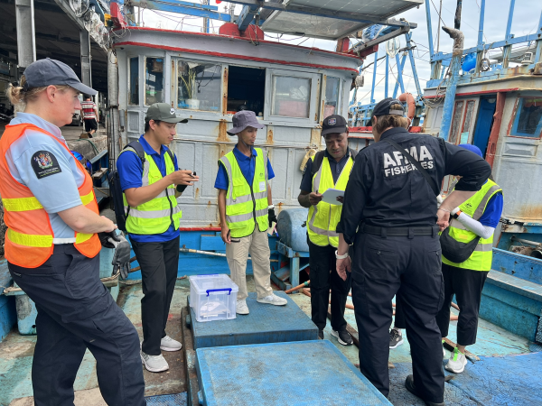 Phối hợp với Cơ quan quản lý Nghề cá Úc AFMA triển khai tập huấn IUU cho học viên quốc tế