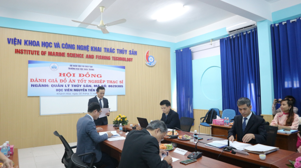 Hội đồng đánh giá luận văn thạc sĩ đợt 3 - Năm 2024