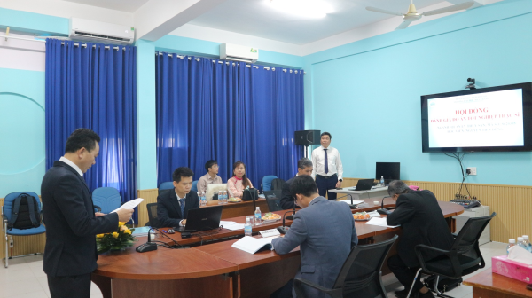 Hội đồng đánh giá luận văn thạc sĩ đợt 3 - Năm 2024