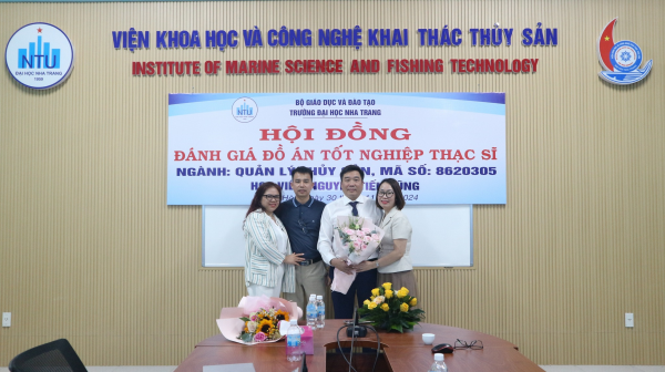 Hội đồng đánh giá luận văn thạc sĩ đợt 3 - Năm 2024