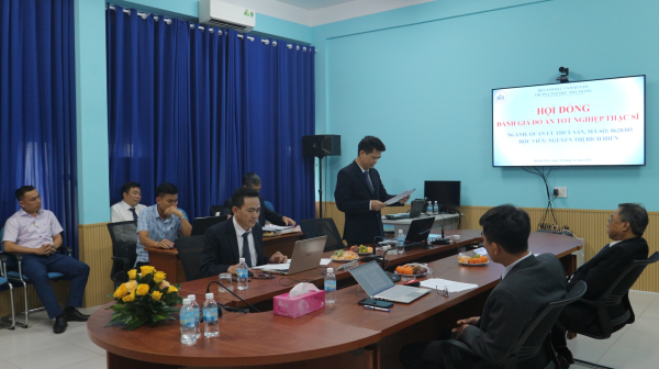 Hội đồng đánh giá luận văn thạc sĩ đợt 3 - Năm 2024