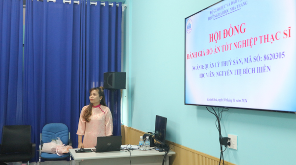 Hội đồng đánh giá luận văn thạc sĩ đợt 3 - Năm 2024