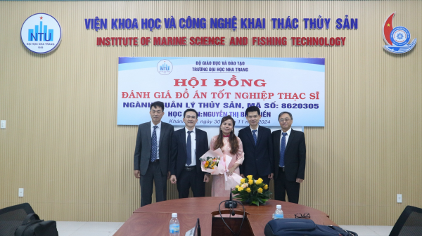 Hội đồng đánh giá luận văn thạc sĩ đợt 3 - Năm 2024