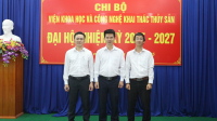 Tổ chức thành công Đại hội Chi bộ Viện Khoa học và công nghệ Khai thác thủy sản nhiệm kỳ 2025-2027.