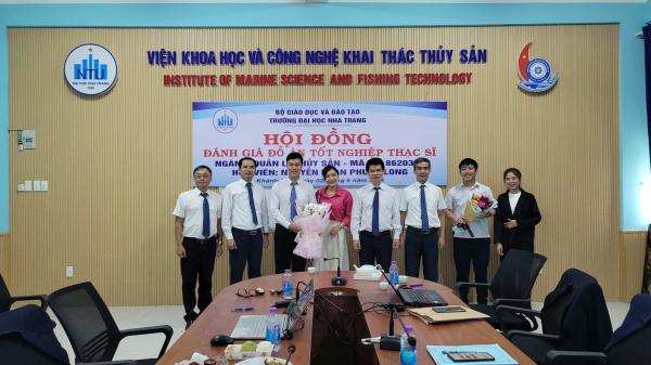 Đánh giá đồ án tốt nghiệp thạc sĩ cho học viên ngành Quản lý Thủy sản