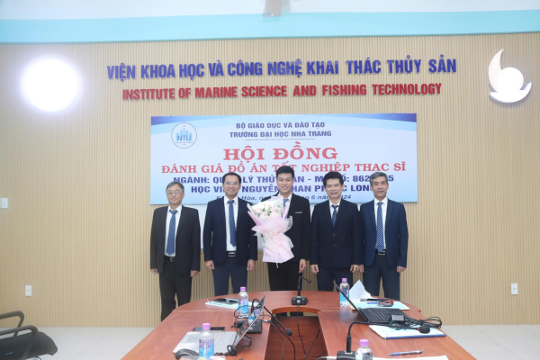 Đánh giá đồ án tốt nghiệp thạc sĩ cho học viên ngành Quản lý Thủy sản