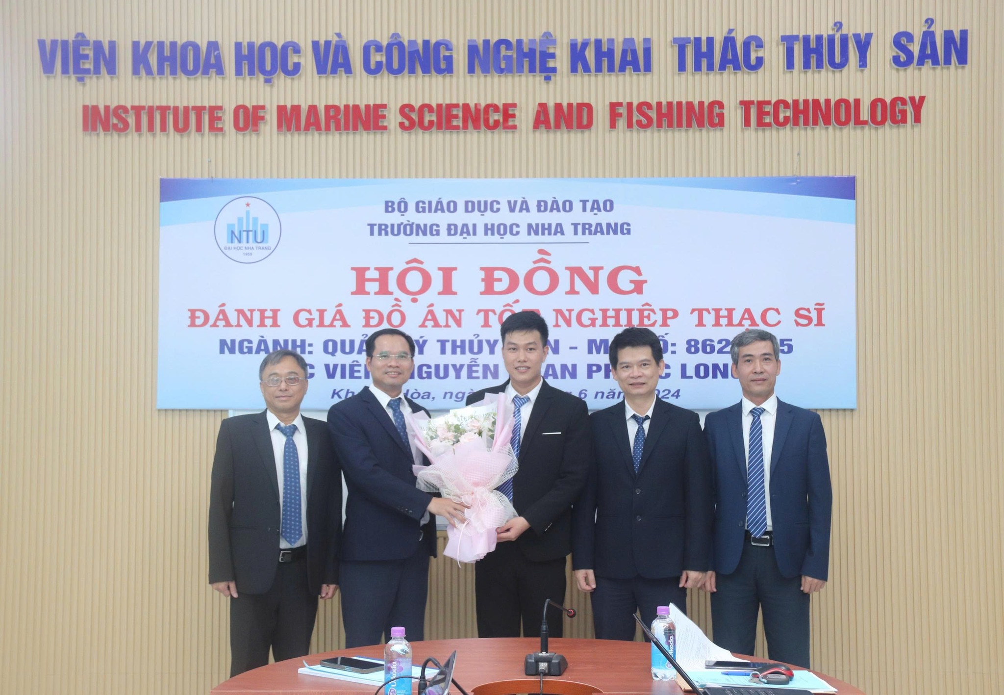 Đánh giá đồ án tốt nghiệp thạc sĩ cho học viên ngành Quản lý Thủy sản