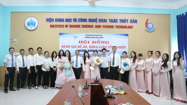 Bảo vệ đồ án tốt nghiệp ngành Quản lý và Khai thác Thủy sản: Cột mốc quan trọng trên hành trình sự nghiệp