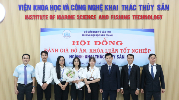 Bảo vệ đồ án tốt nghiệp ngành Quản lý và Khai thác Thủy sản: Cột mốc quan trọng trên hành trình sự nghiệp